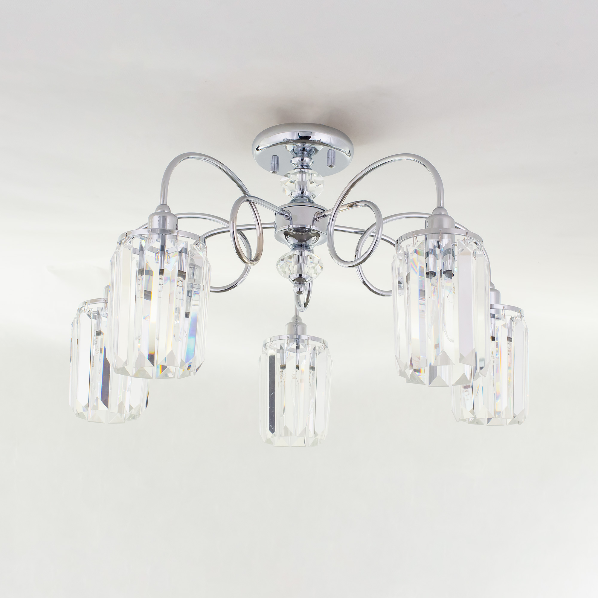 Citilux Синди CL330151 Люстра хрустальная Хром арт. 88005