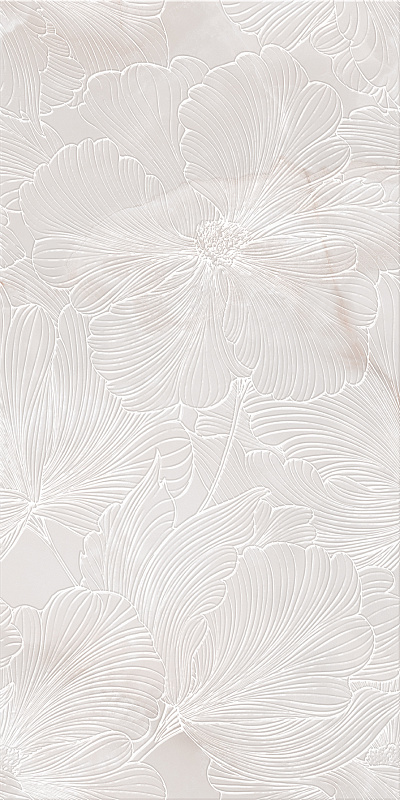 Керамическая плитка Оникс белый цветы / Плитка 31.5*63  Onix blanco fiori 33 9шт/кор