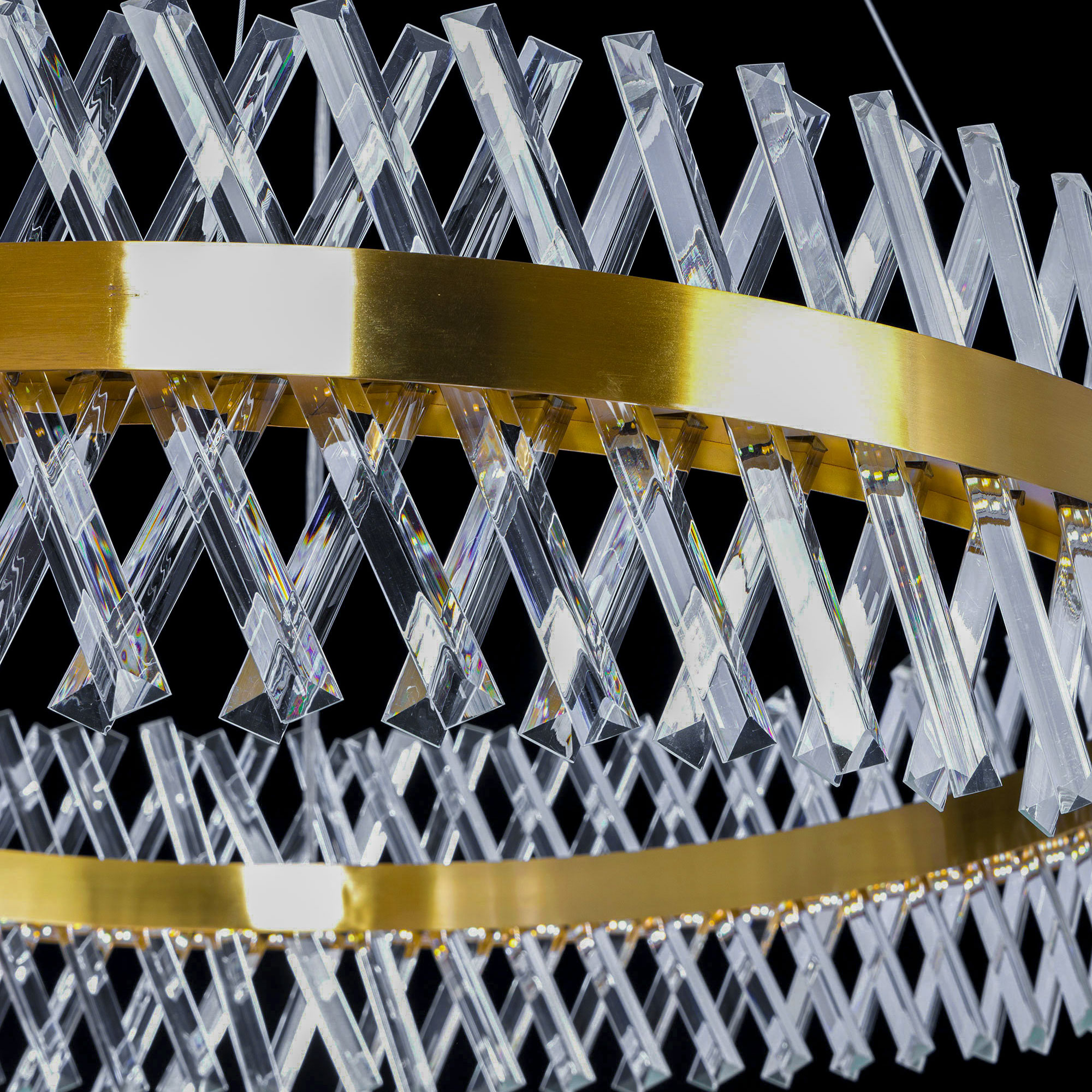 Citilux Ричард CL336103 LED Люстра хрустальная с пультом Бронза арт. 88882