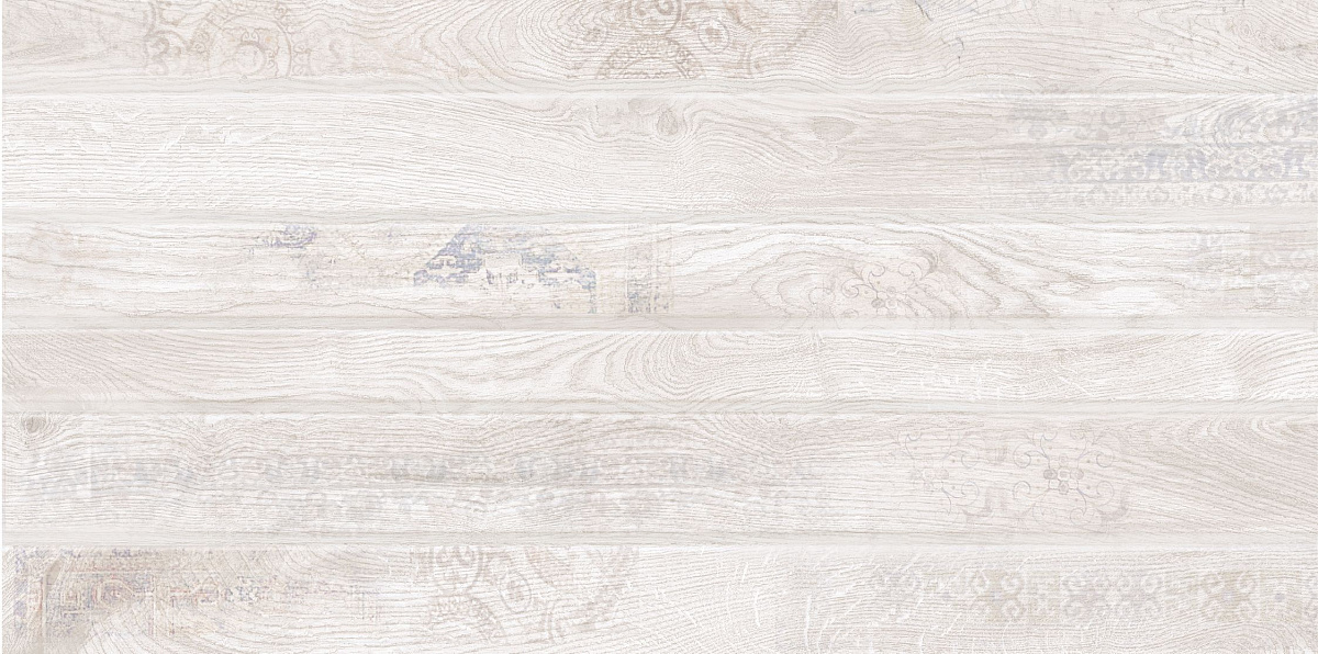 Керамическая плитка Шервуд декор белый / Плитка 31.5*63 Sherwood décor white