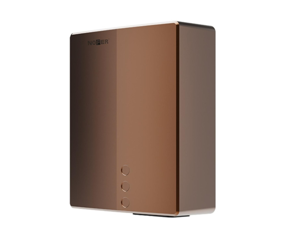 NOFER BIG FLOW EVO Сушилка для рук сенсорная, 284x218x102 мм, нержавеющая сталь AISI 304 медь