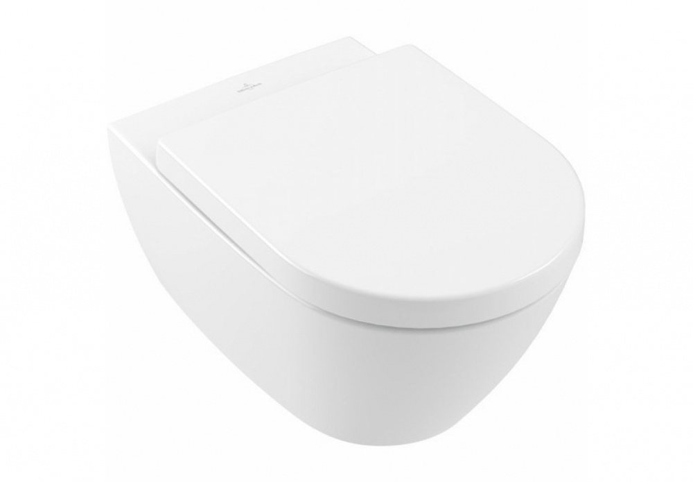VB SUBWAY 2.0 Унитаз подвесной 370 x 560 мм, Альпийский белый CeramicPlus арт. 37625