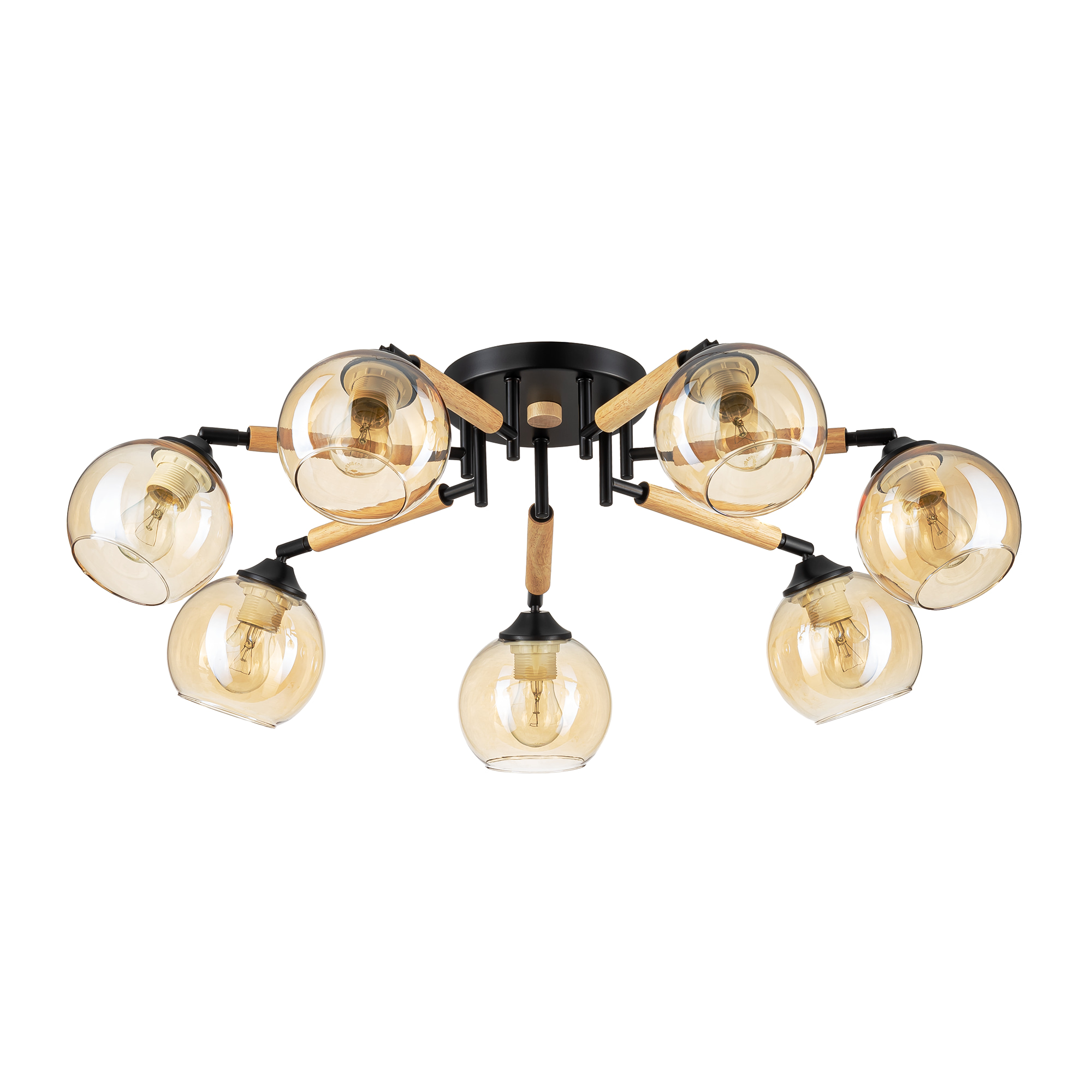Citilux TIKA CL133171 Люстра поворотная Чёрная арт. 89444