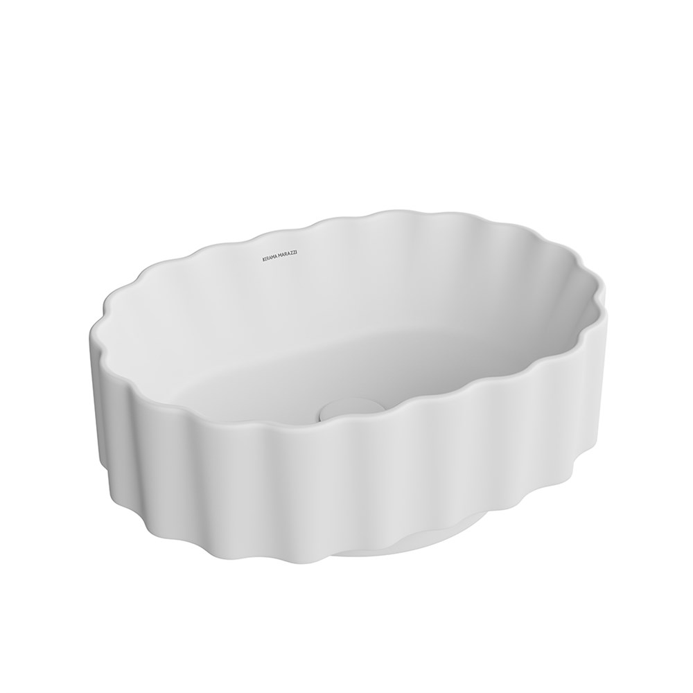 CC.wb.50/WHT.M Раковина ARTBASIN Conchiglia/АртБейзин Конкилья накладная 50, белая матовая арт. 117451