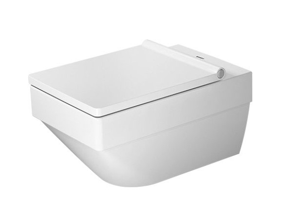 DURAVIT VERO Унитаз подвесной Rimless с сиденьем, 370x570 мм, 4,5 л., белый арт. 37732