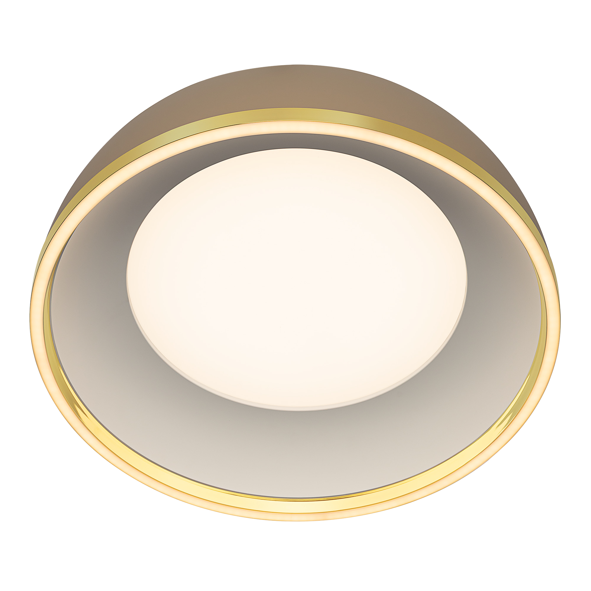 Citilux FLOOM CL736152 Светильник потолочный с пультом Бежевый+Золото арт. 89795