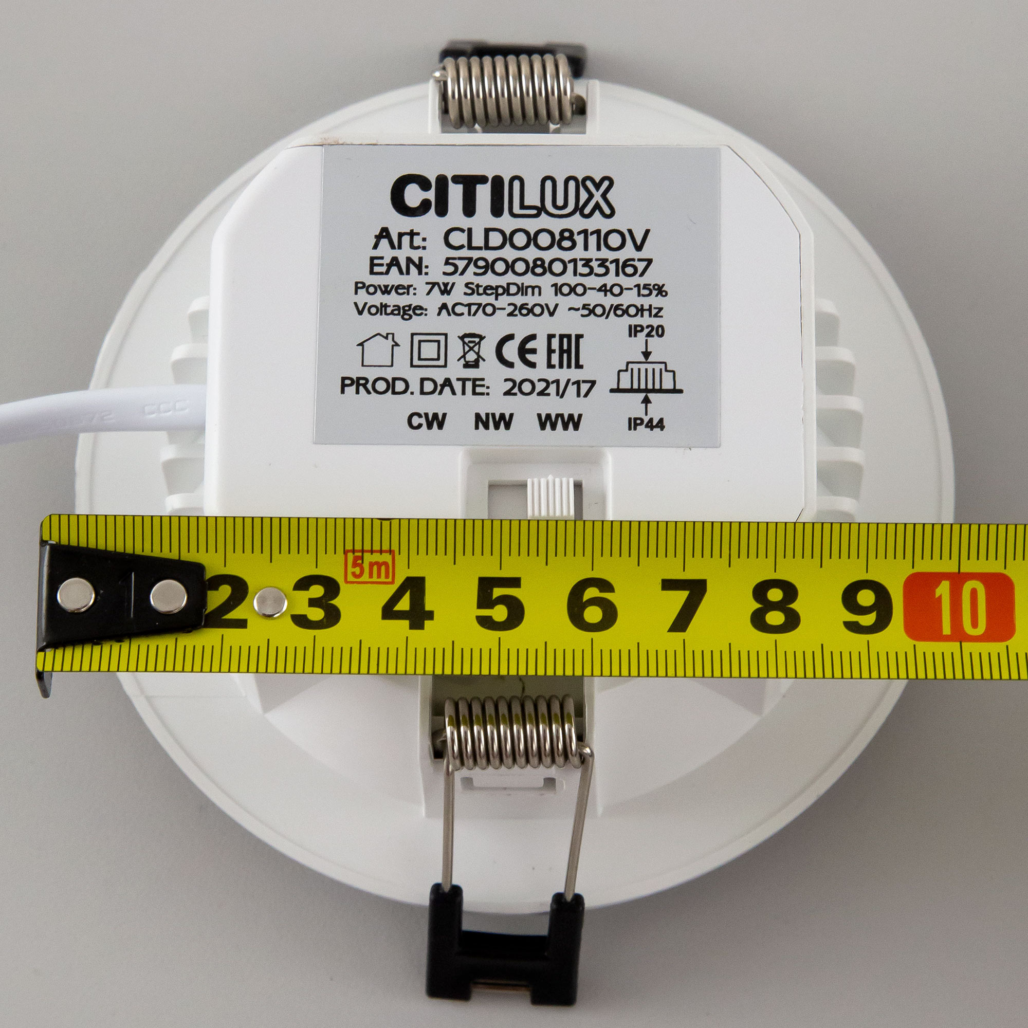 Citilux Акви CLD008110V LED Встраиваемый светильник Белый арт. 88693