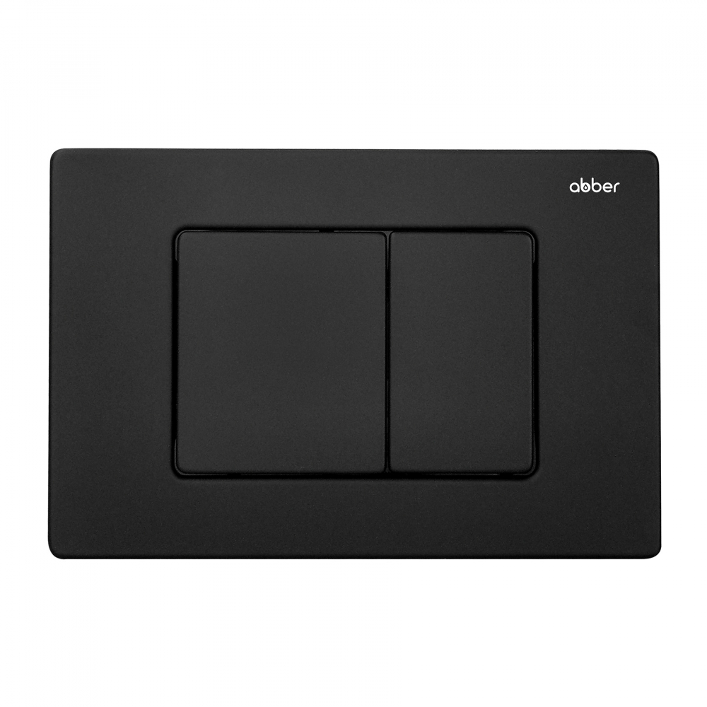 Кнопка смыва ABBER AC0120MB черная матовая арт. 60540