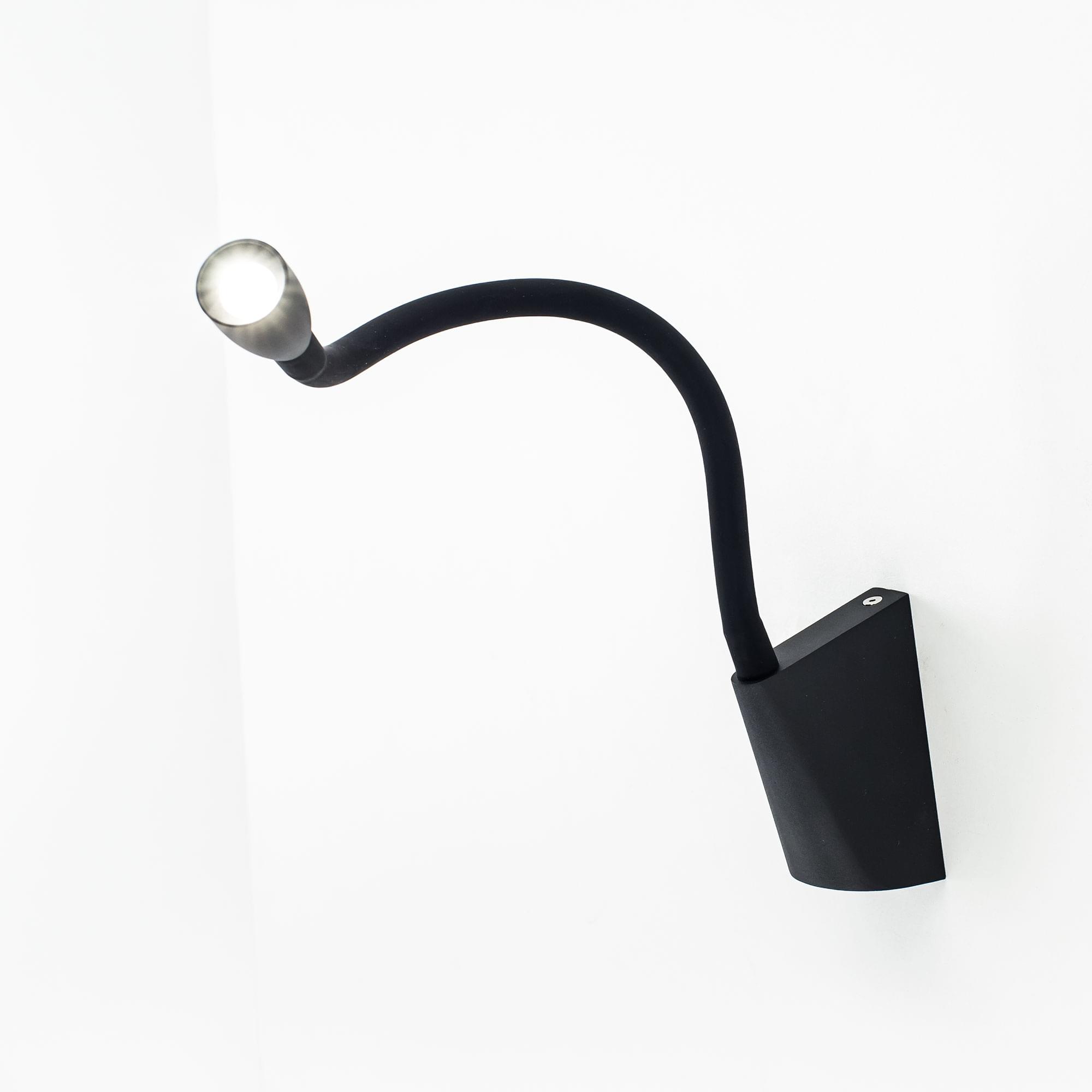 Citilux Декарт CL704341 LED Бра гибкое с выключателем Чёрное арт. 88157