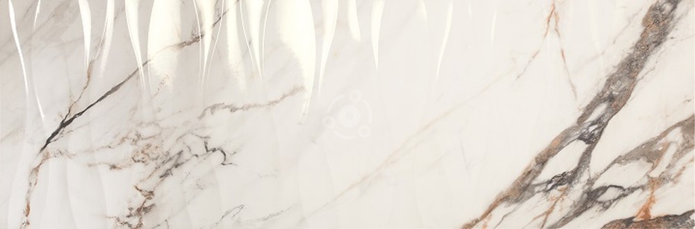 Плитка Calacata Gold Rel. Wave Rectificado 40х120 см 1219 арт. 129024