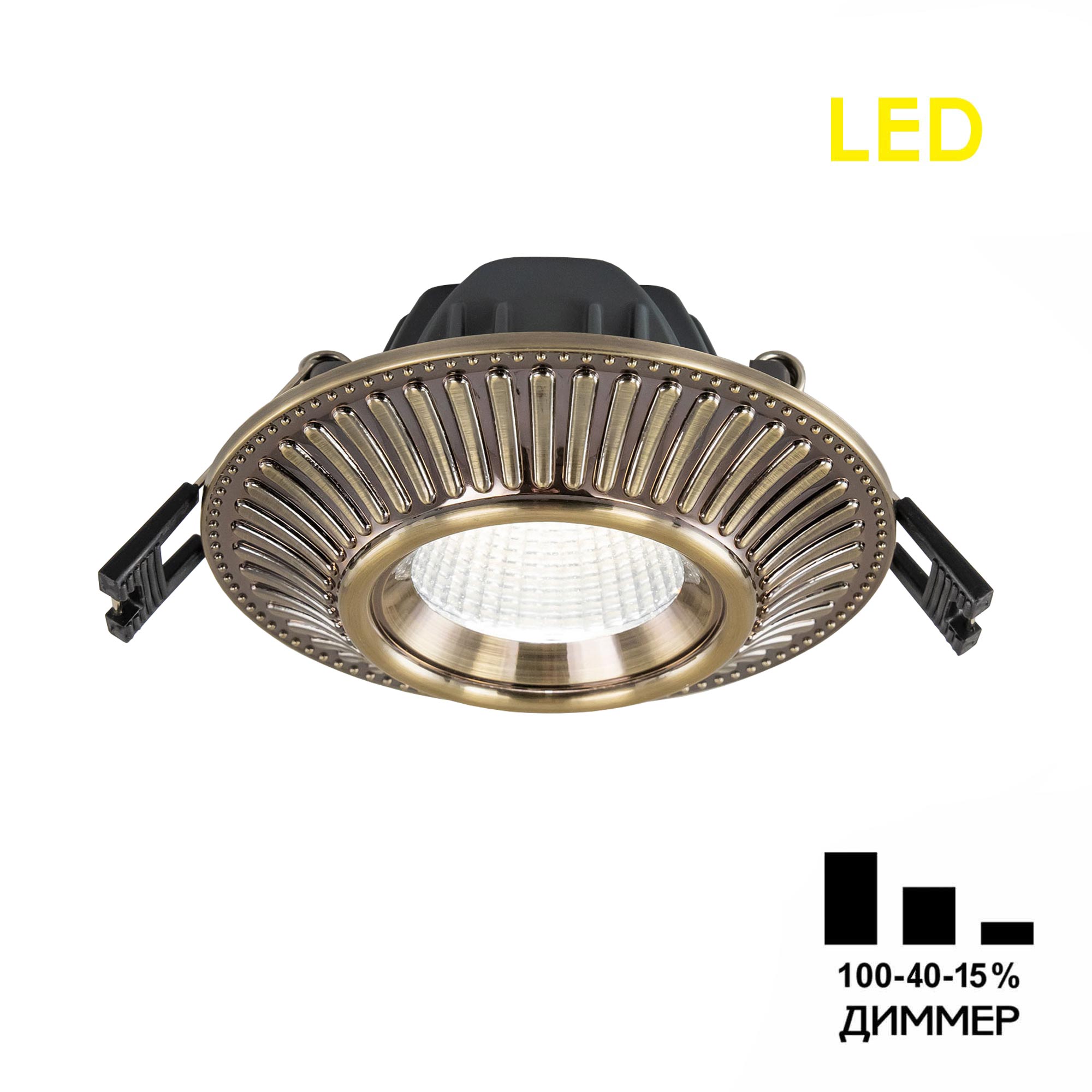 Citilux Дзета CLD042NW3 LED Встраиваемый светильник с диммером арт. 88735