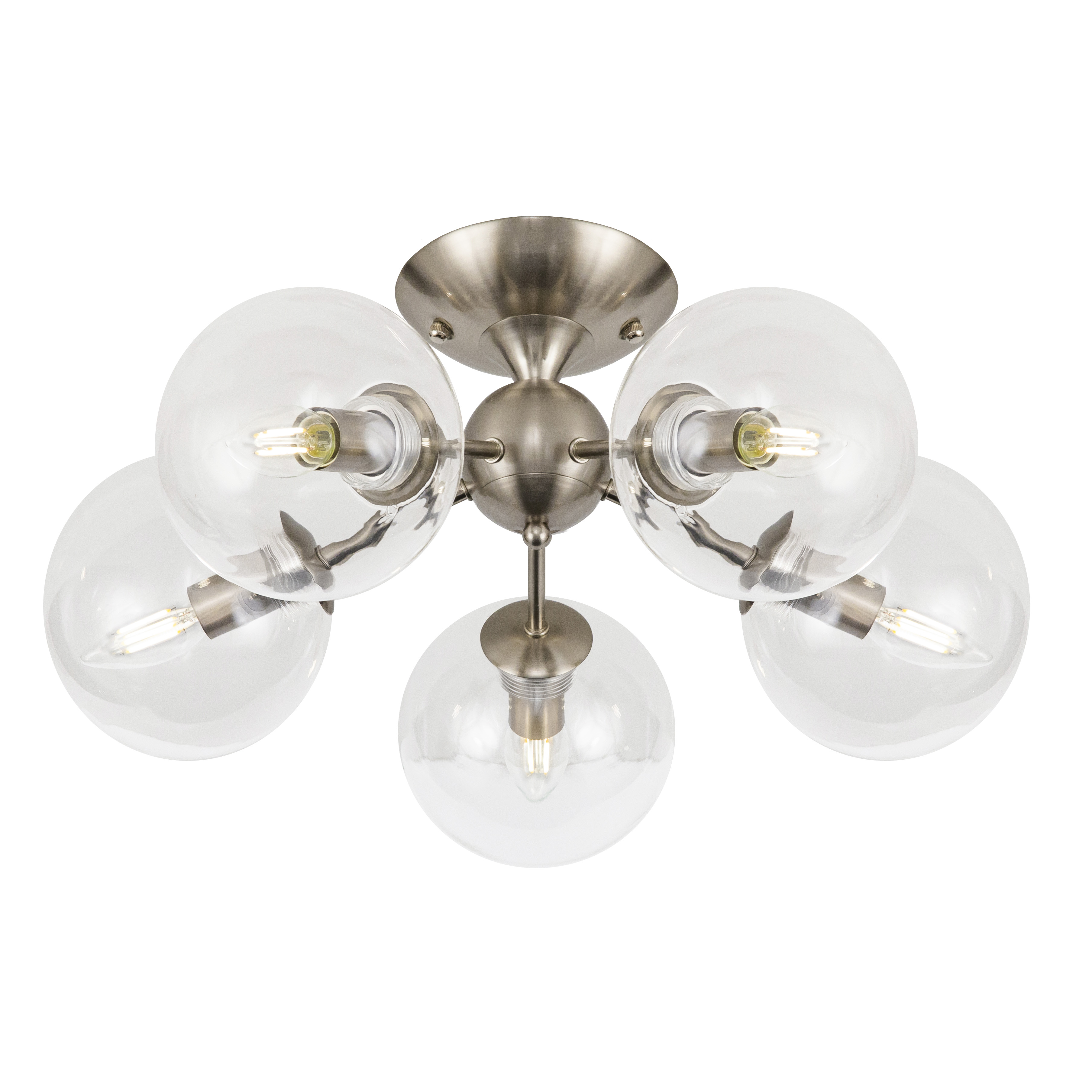 Citilux Томми CL102151 Люстра потолочная Матовый Хром арт. 88516
