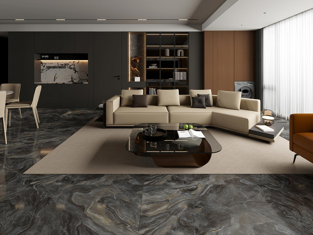 Плитка BASCONI HOME Drift sand 600x1200x10 full body polished (2,16 кв.м.) арт. 126838