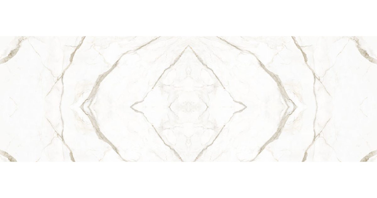 LAMINAM I Naturali Marmi Керамогранит Calacatta Oro Venato Luc Bookmatch face B 100x300 полированный арт. 70453
