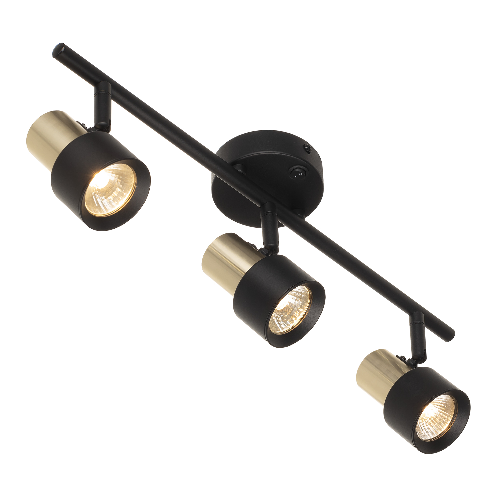 Citilux SAT CL505631 Спот поворотный с выключателем Чёрный+Золото арт. 89272