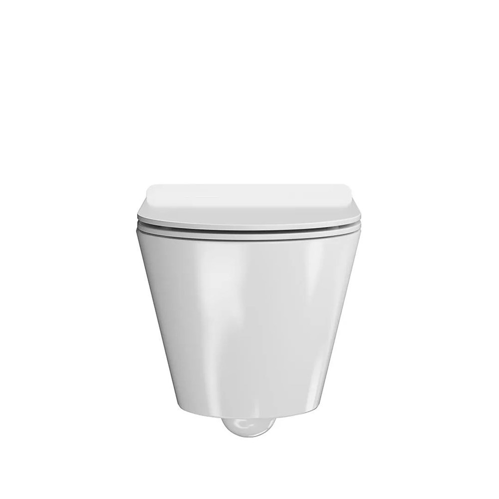 KMPMWc53GWh2 Унитаз Plaza Modern/Плаза Модерн подвесной безободковый, белый глянцевый арт. 121584