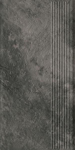 Ступень прямая Ceramika Paradyz Ардис Дарк структурная B1a 30x60 (1,44)