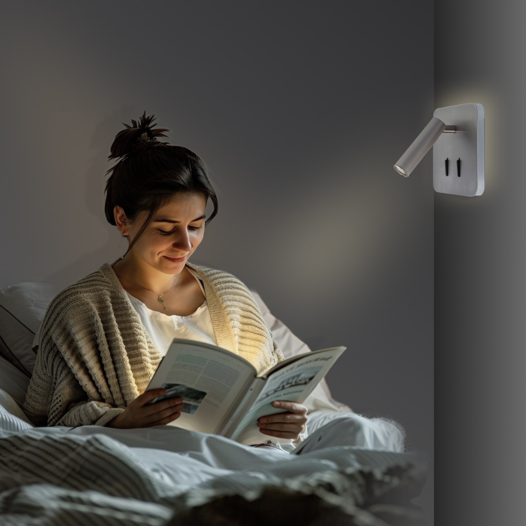 Citilux Декарт CL704422 LED Бра с выключателем Матовый Хром арт. 88083