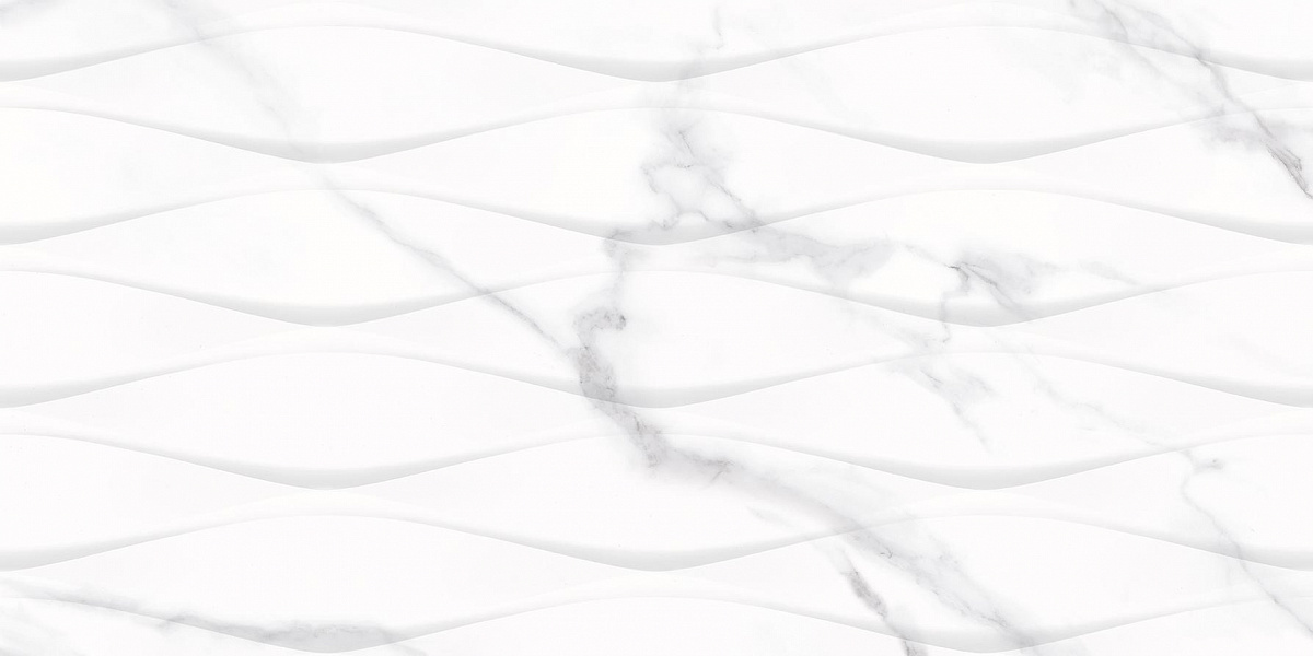 Керамическая плитка Калакатта серебро рельеф / Плитка 31,5*63 Calacatta silver rel 33