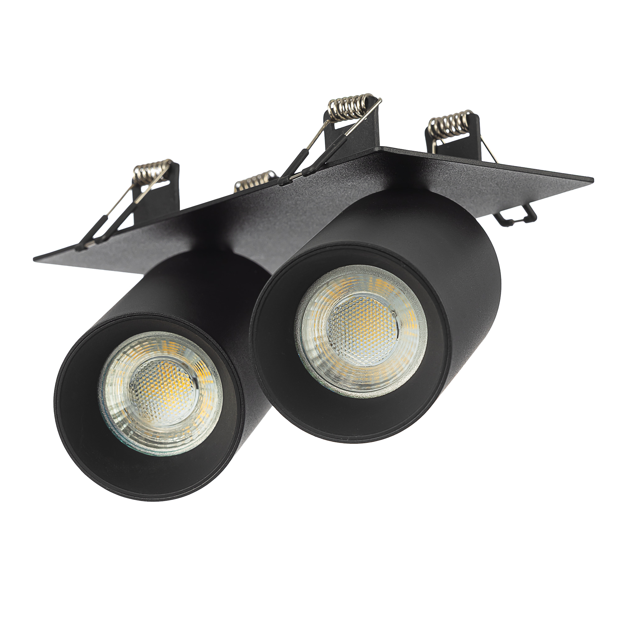Citilux AXEL CL512D21 Спот поворотный встраиваемый двойной Чёрный арт. 89821