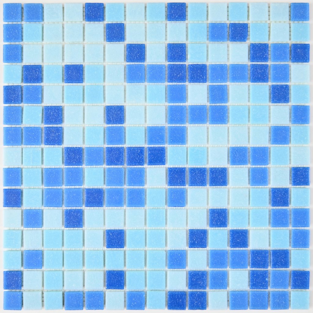 Плитка декоративная стеклянная Aqua 100/Вода 100 4*20*20 327*327 бумага
