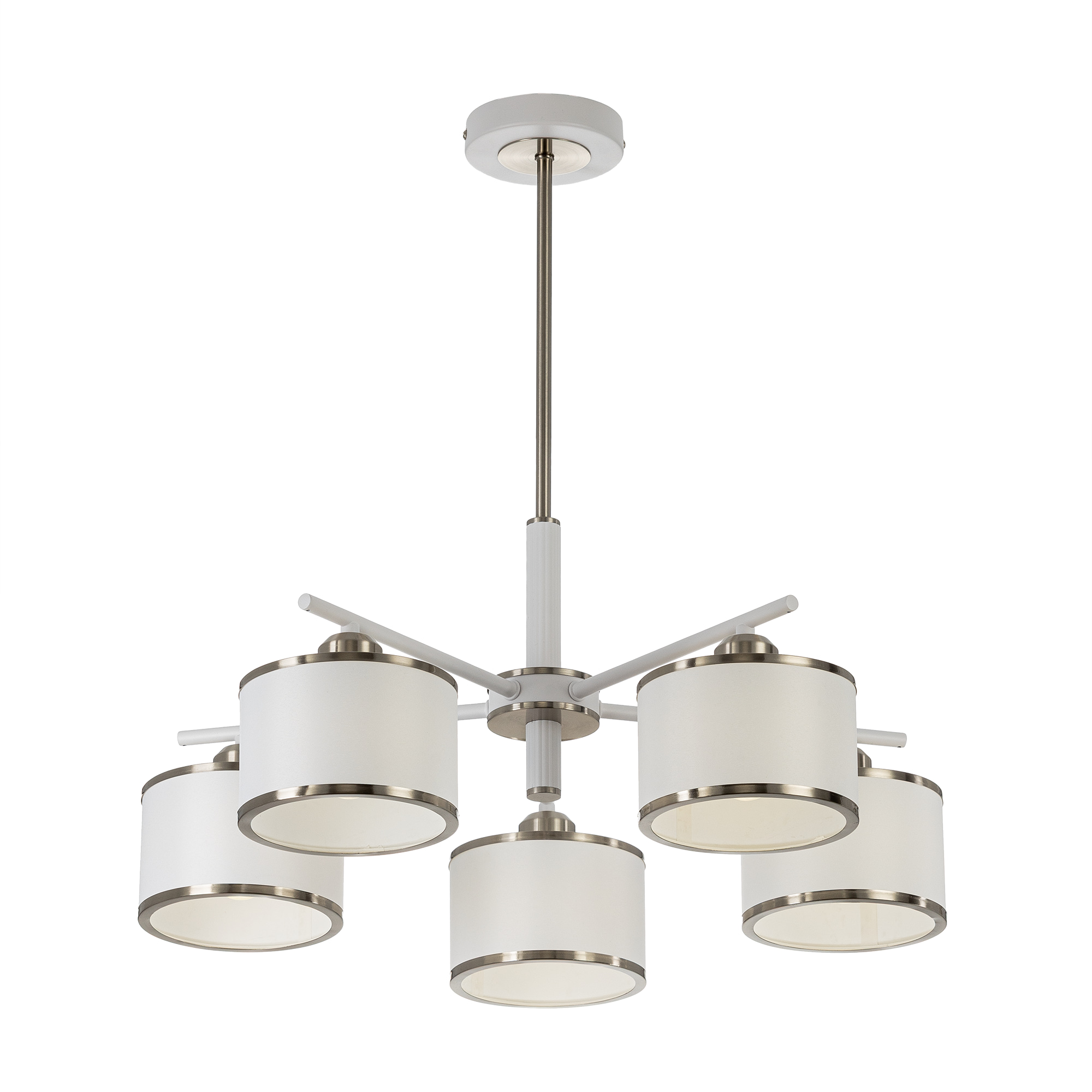 Citilux ALTON CL421252 Люстра на штанге с абажурами Белая арт. 89529