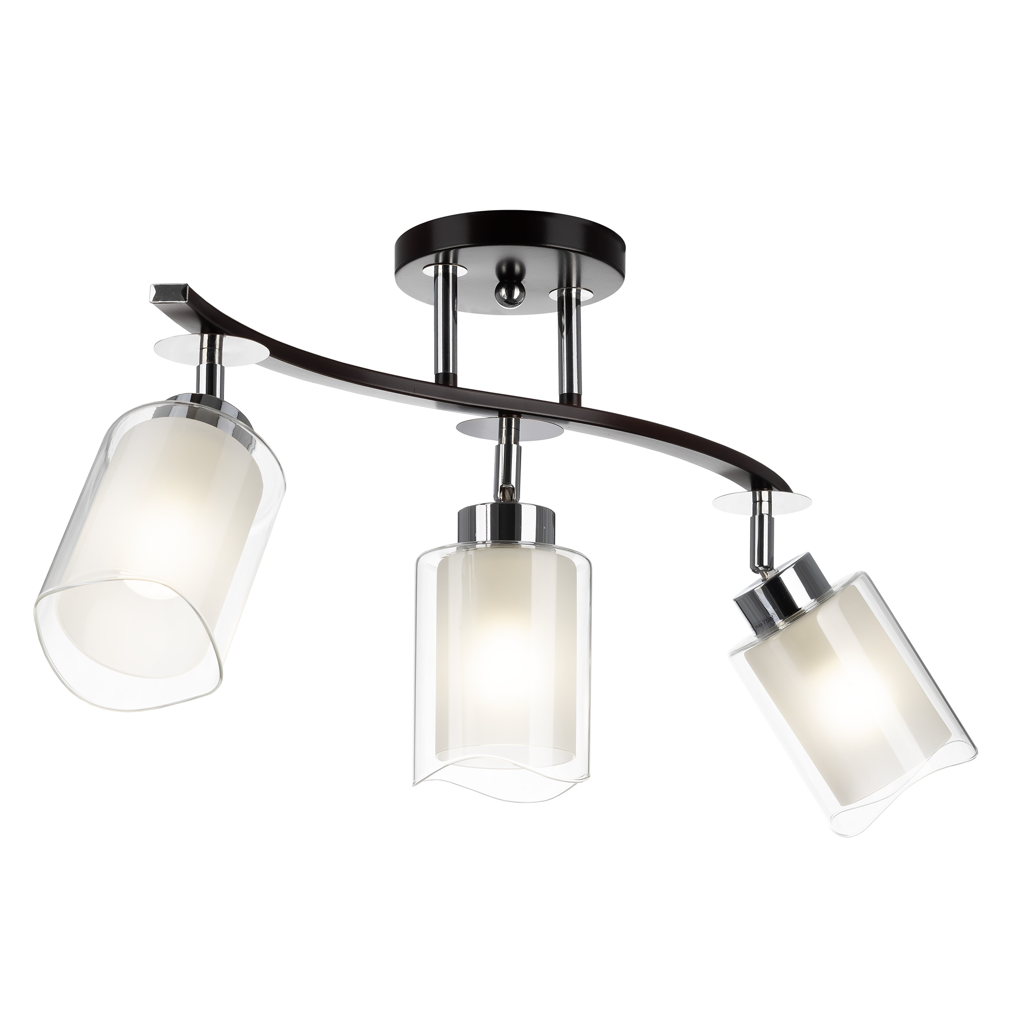 Citilux Фортуна CL156132 Люстра с поворотными плафонами Венге Хром арт. 88058