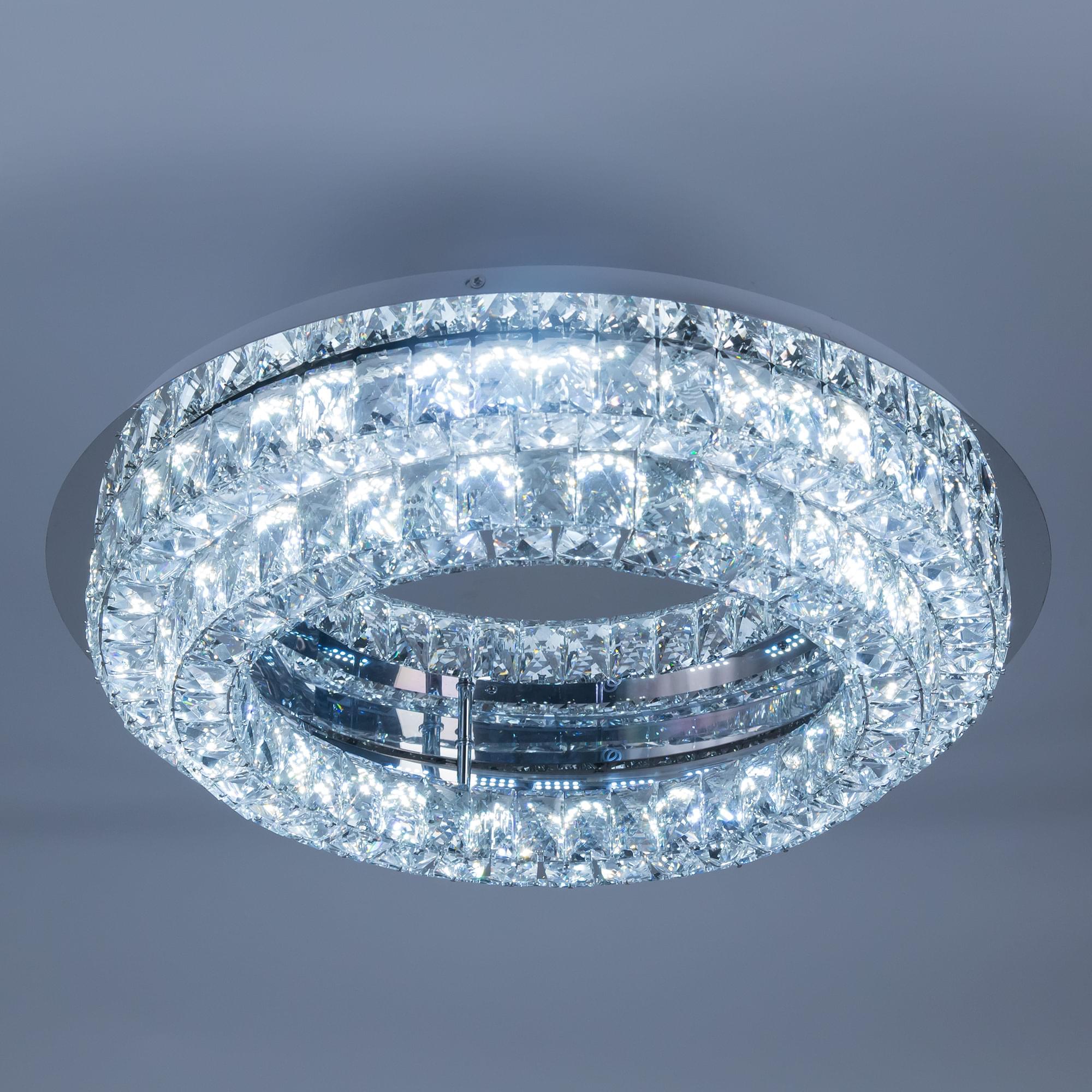 Eletto Olimpia EL330C80.1 LED Люстра хрустальная с пультом Хром арт. 88319