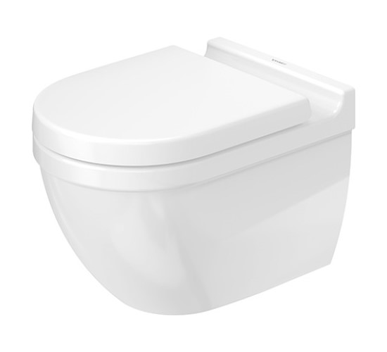 DURAVIT STARCK 3 Унитаз подвесной Rimless, вертикальный смыв, 360x540 мм, 4,5 л, белый WonderGliss арт. 37427