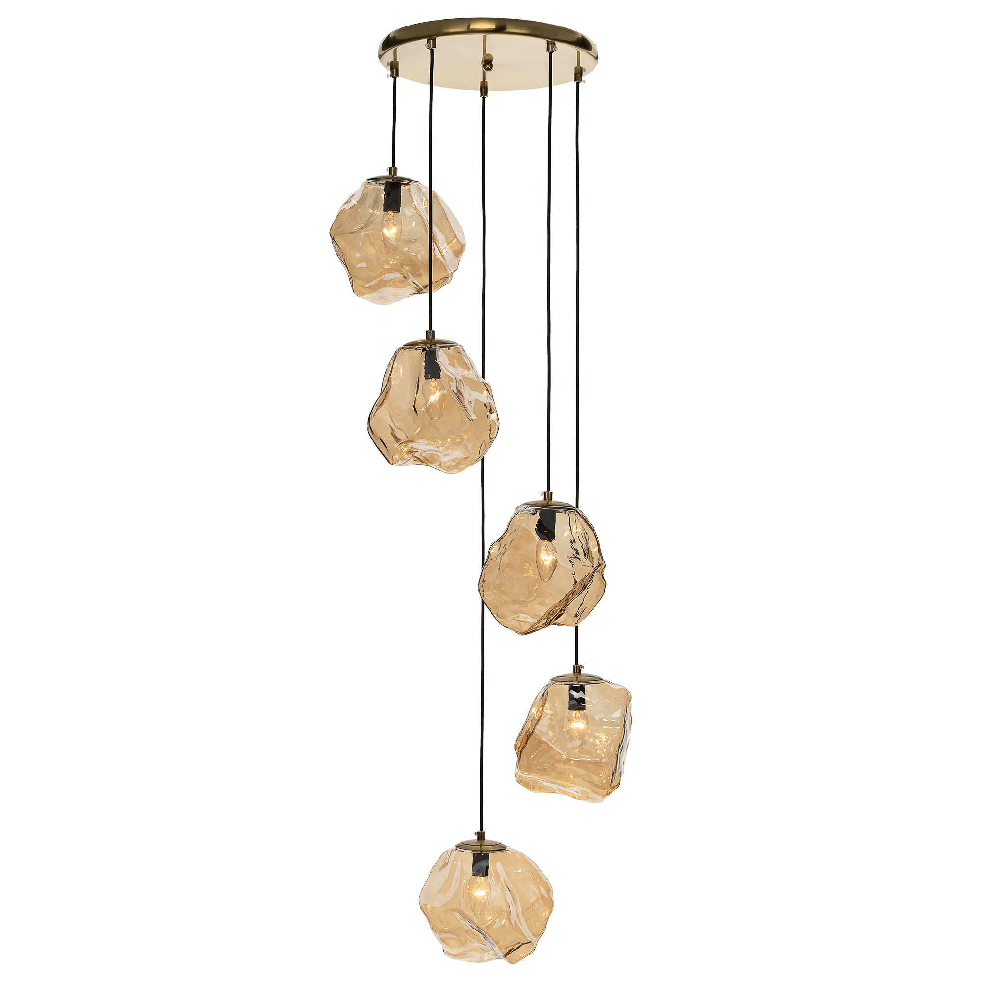 Citilux ROCKA CL247086 Подвесной светильник Янтарный арт. 94203