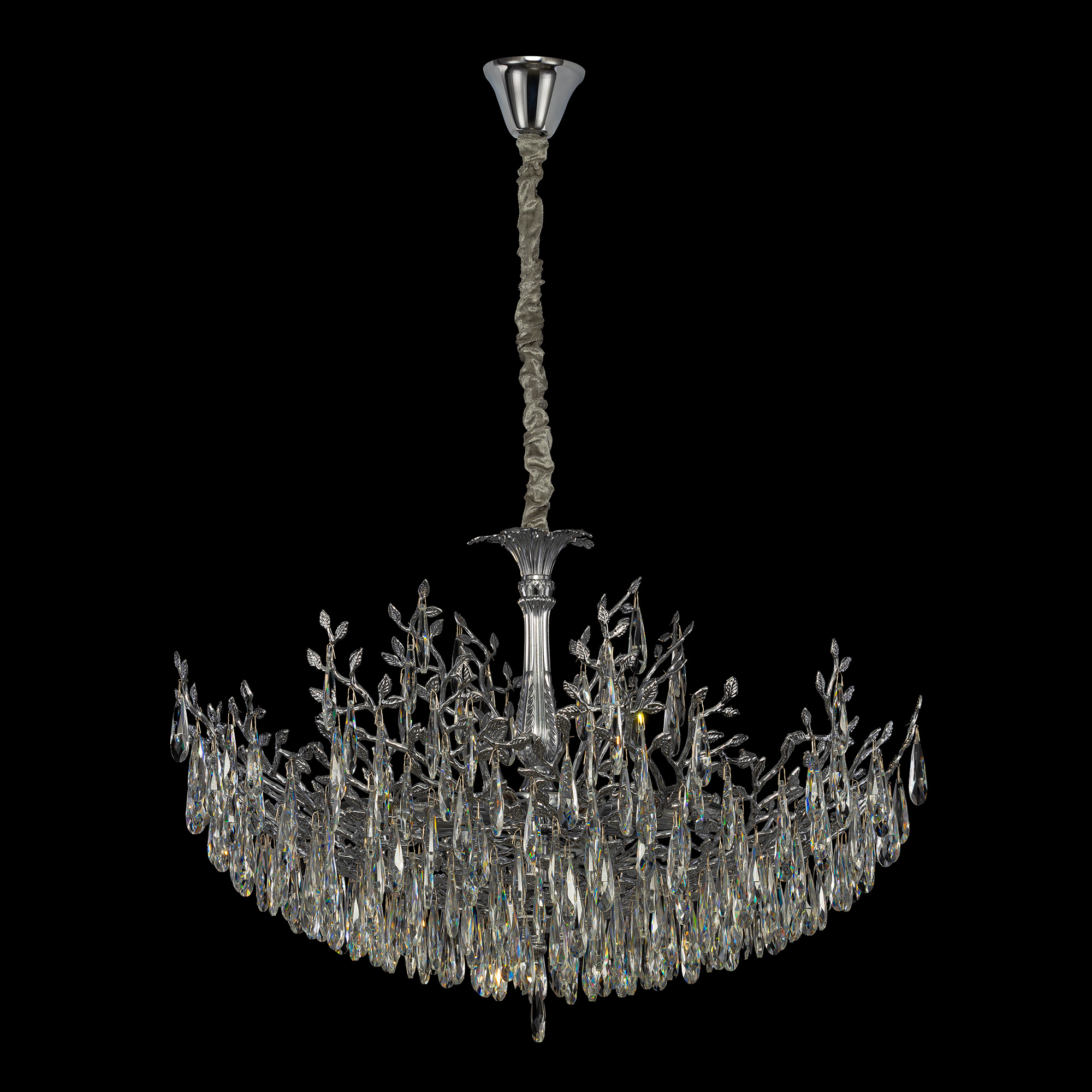 Citilux RITZ CL310121 Люстра хрустальная подвесная Хром арт. 89414