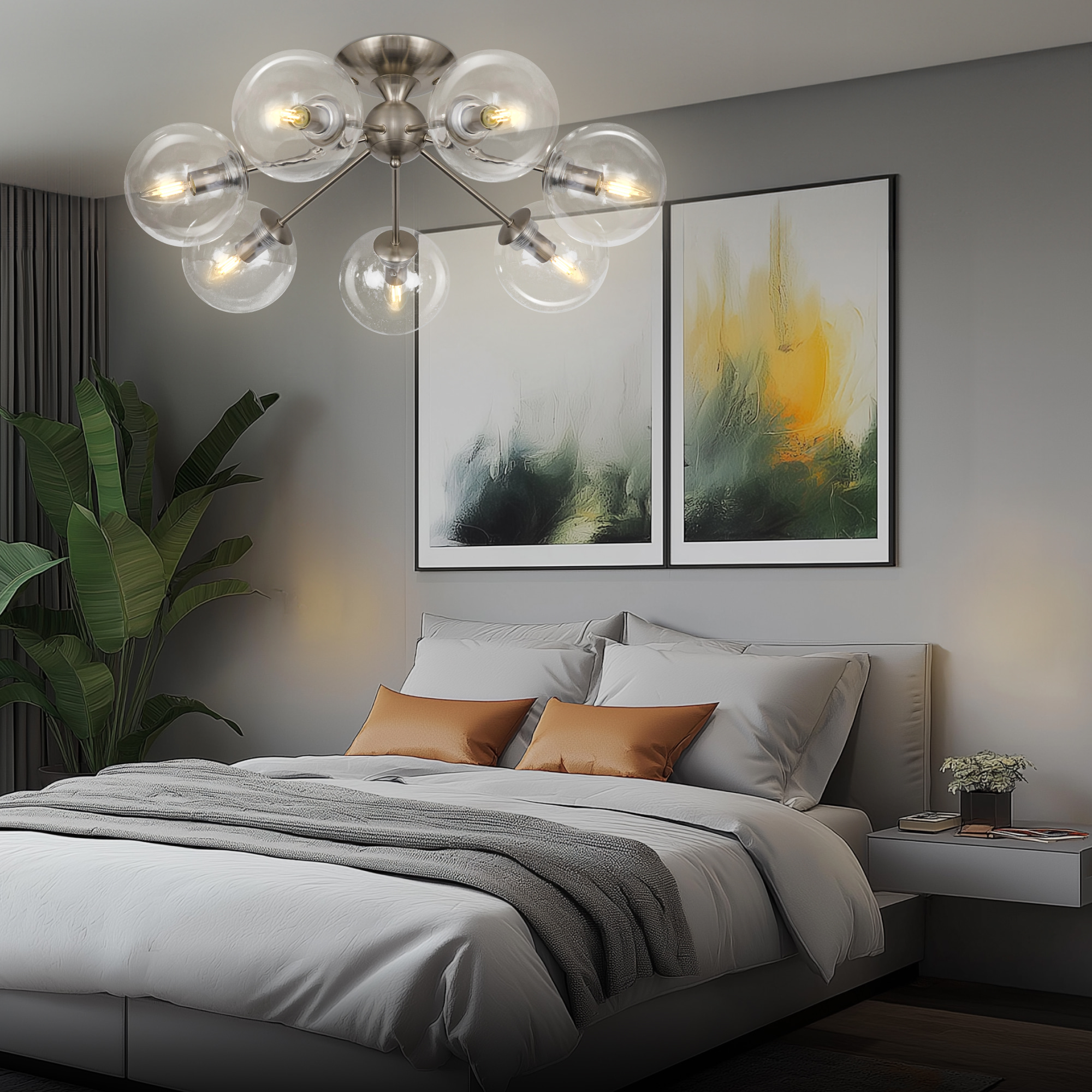 Citilux Томми CL102171 Люстра потолочная Матовый Хром арт. 88514