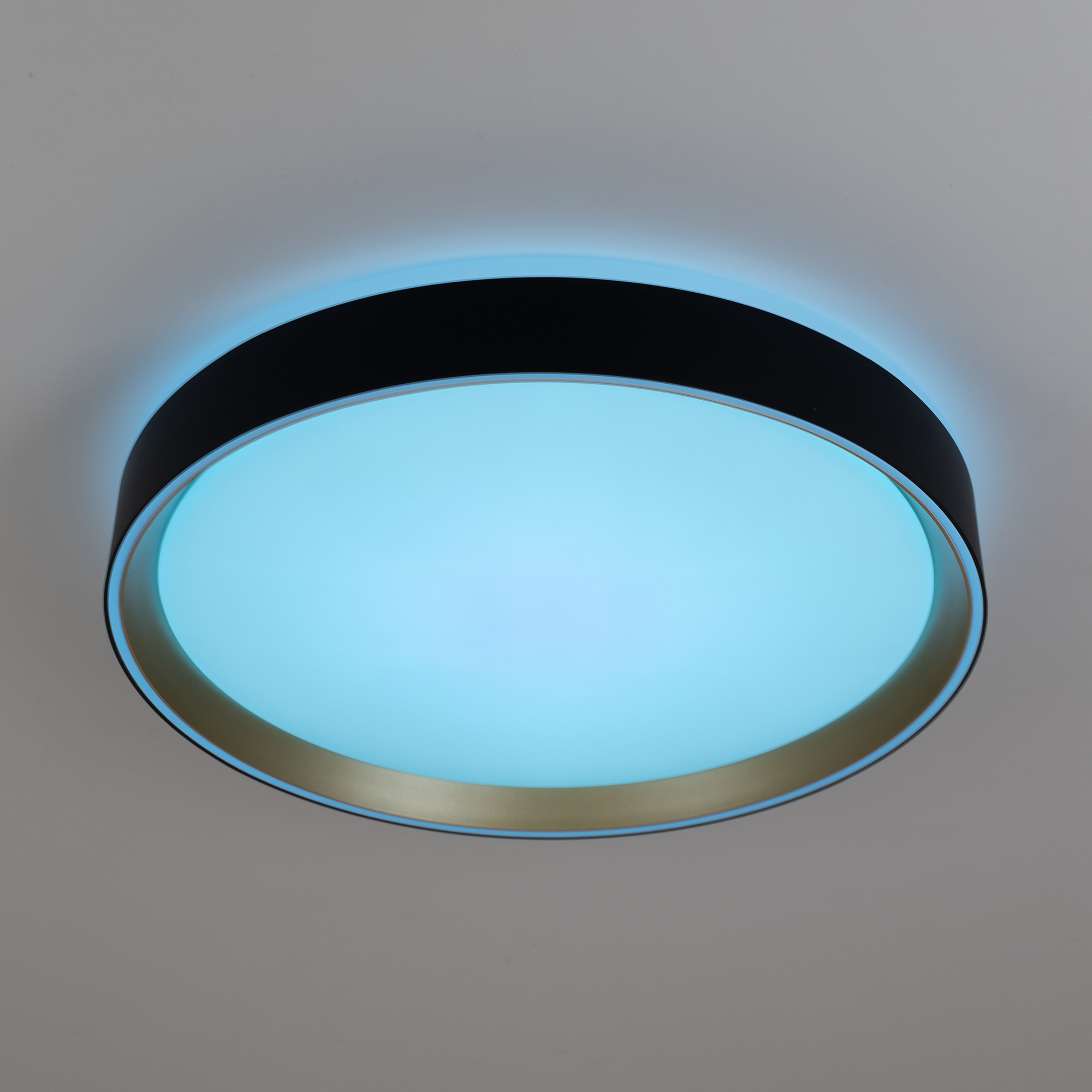 Citilux BOSS CL751351G LED RGB Светильник с пультом Чёрный с Золотом арт. 89177