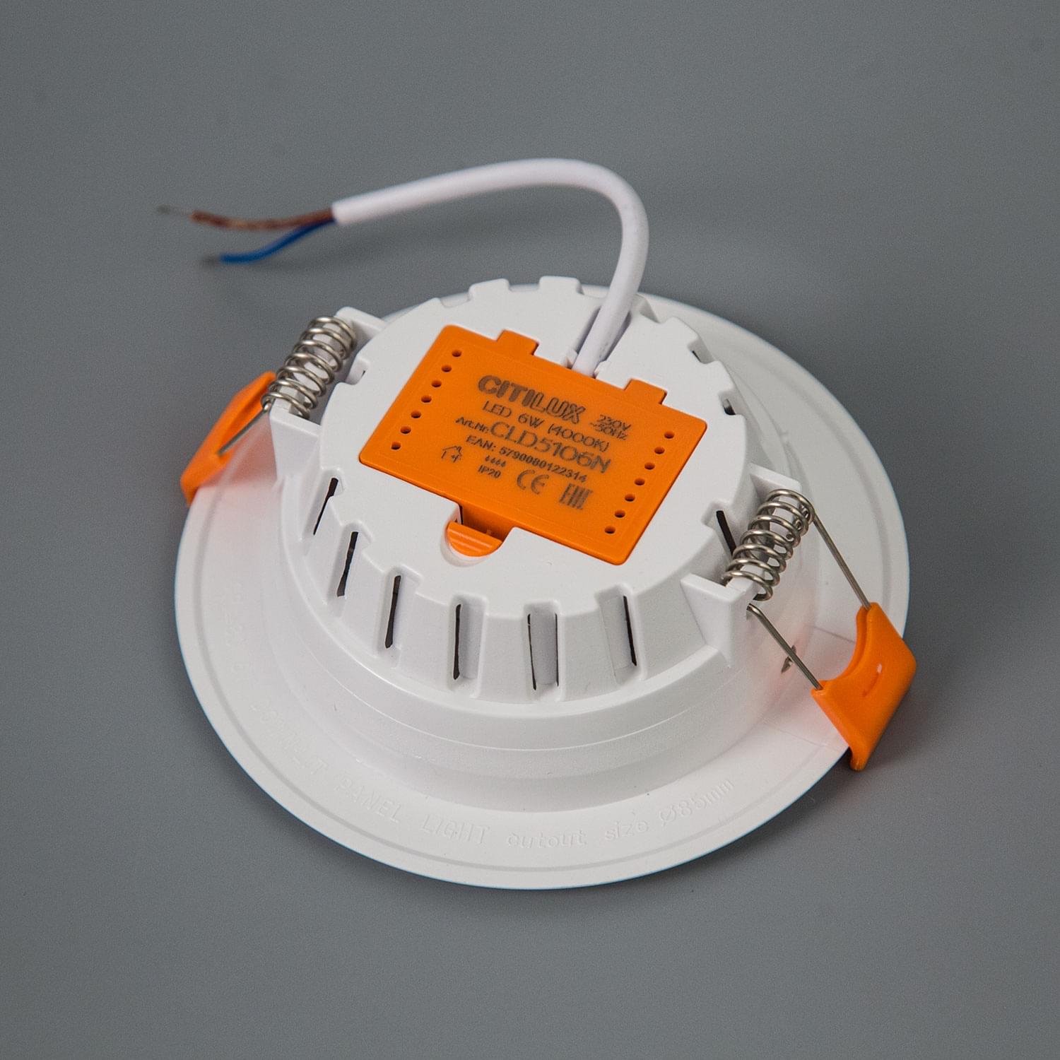 Citilux Кинто CLD5106N LED Встраиваемый светильник Белый арт. 88016