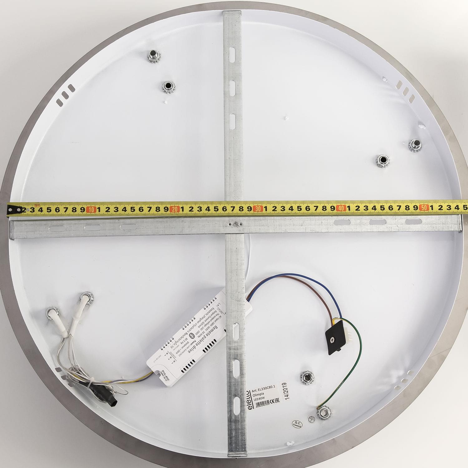 Eletto Olimpia EL330C80.1 LED Люстра хрустальная с пультом Хром арт. 88319