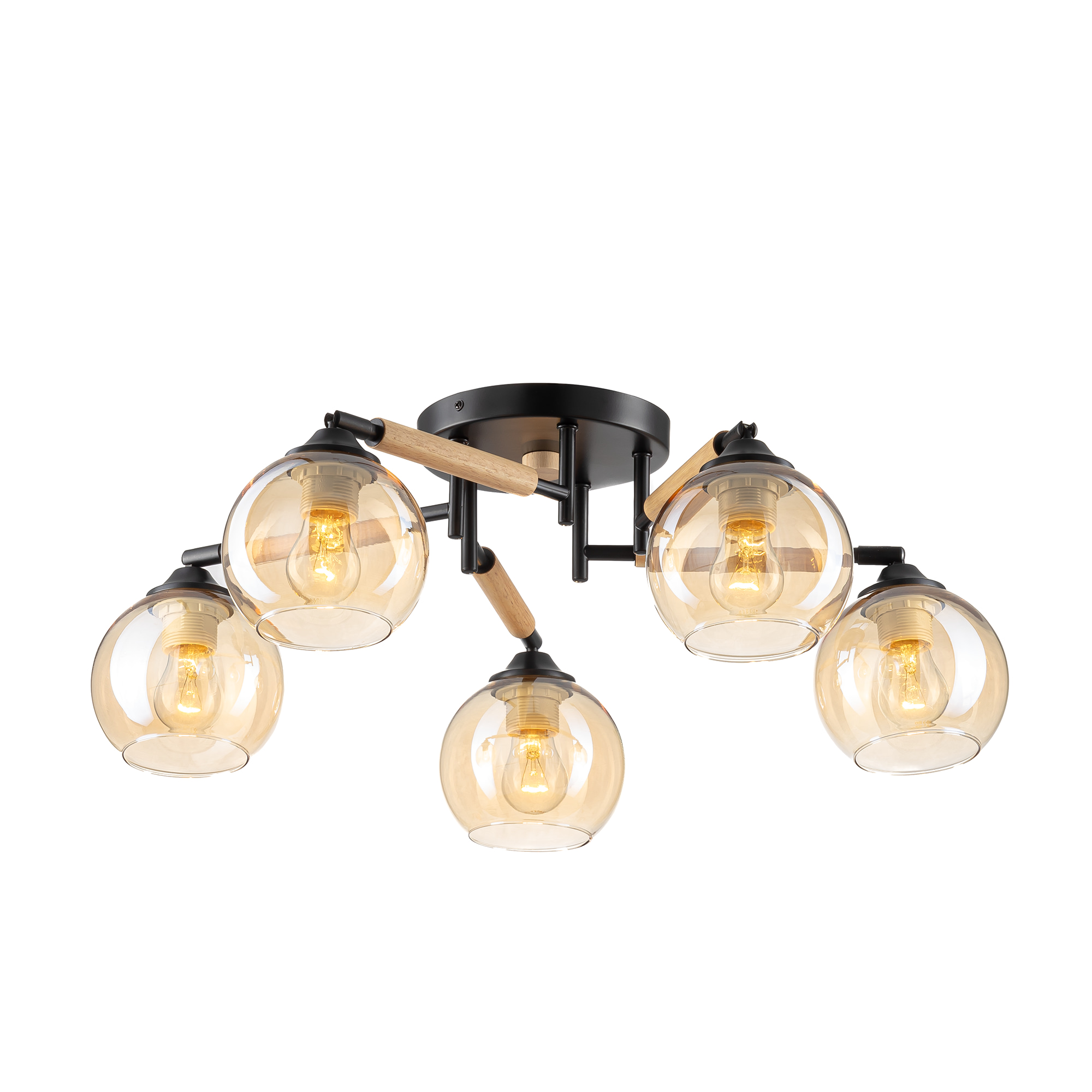 Citilux TIKA CL133151 Люстра поворотная Чёрная арт. 89442
