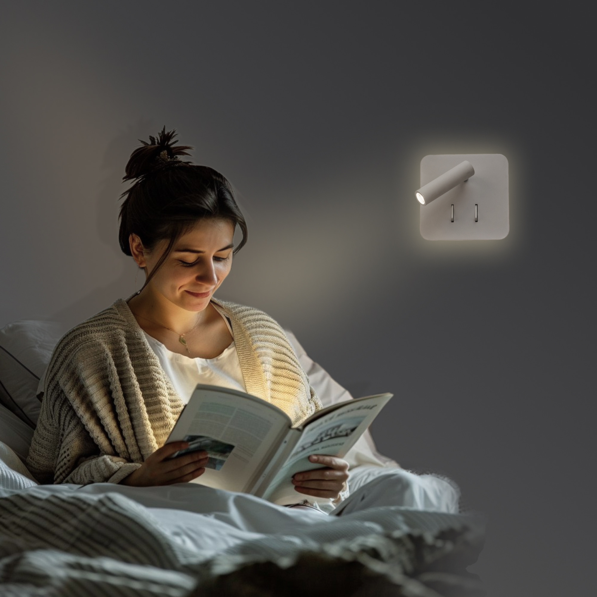 Citilux Декарт CL704420 LED Бра с выключателем Белое арт. 88171