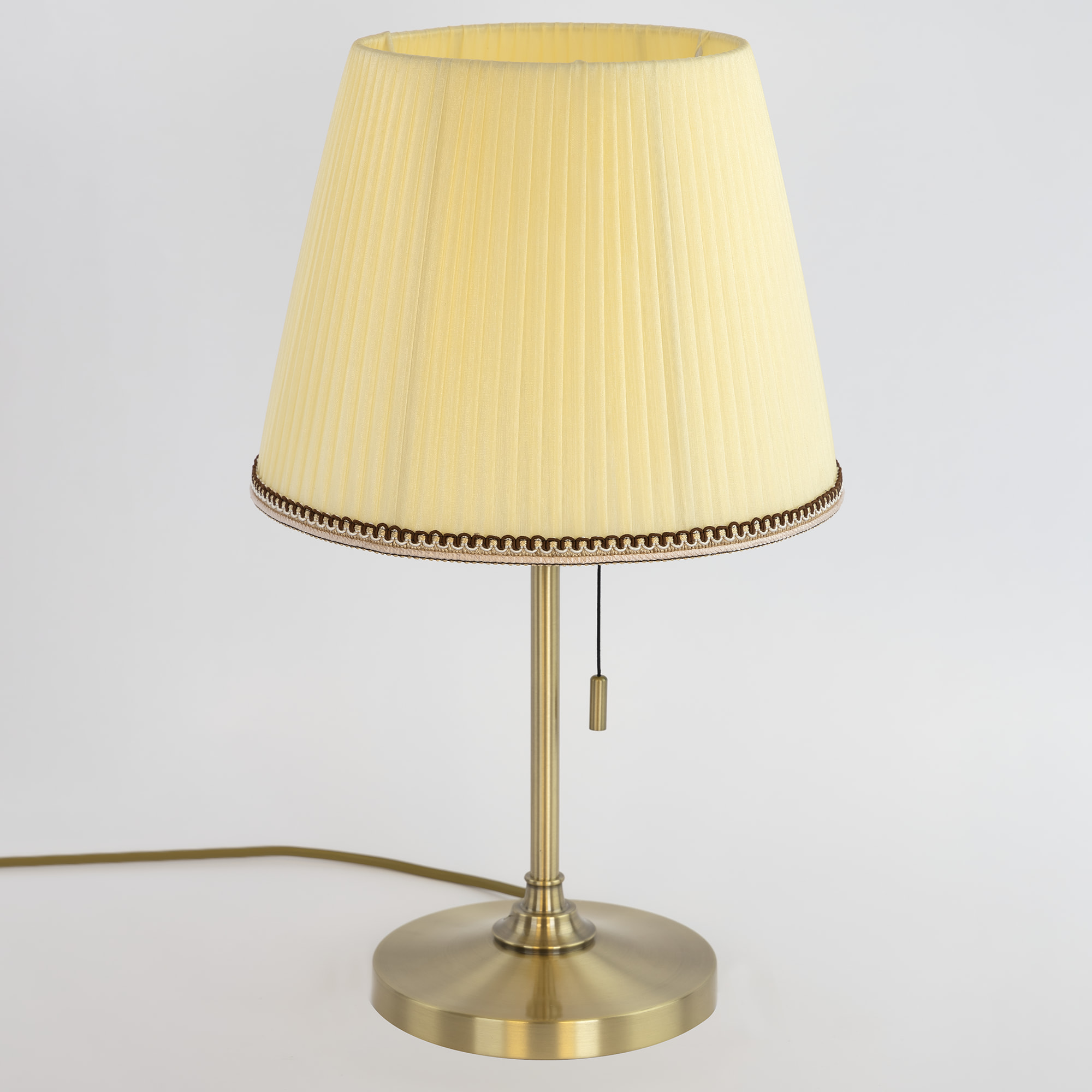 Citilux Линц CL402733 Настольная лампа бронза с кремовым абажуром арт. 89007