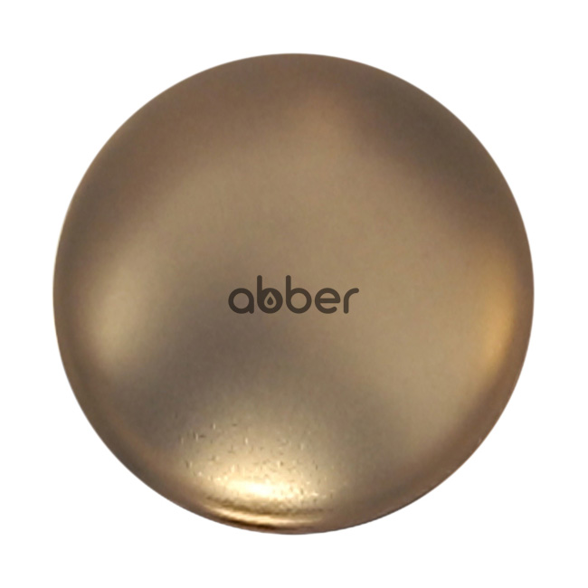 Накладка на слив для раковины ABBER AC0014MMG золото матовое, керамика арт. 60599