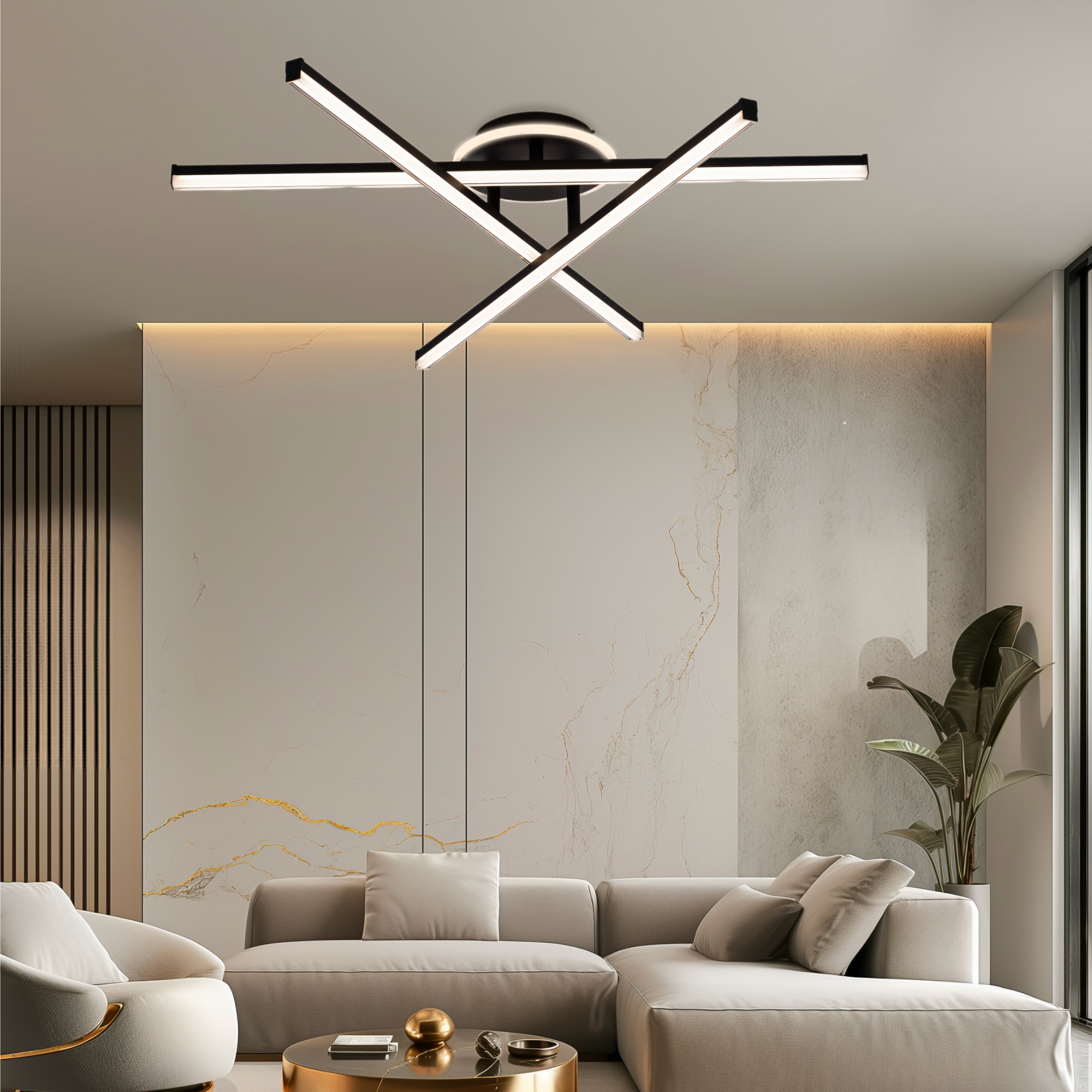 Citilux Trent CL203631 LED Люстра потолочная с пультом Чёрная арт. 89260
