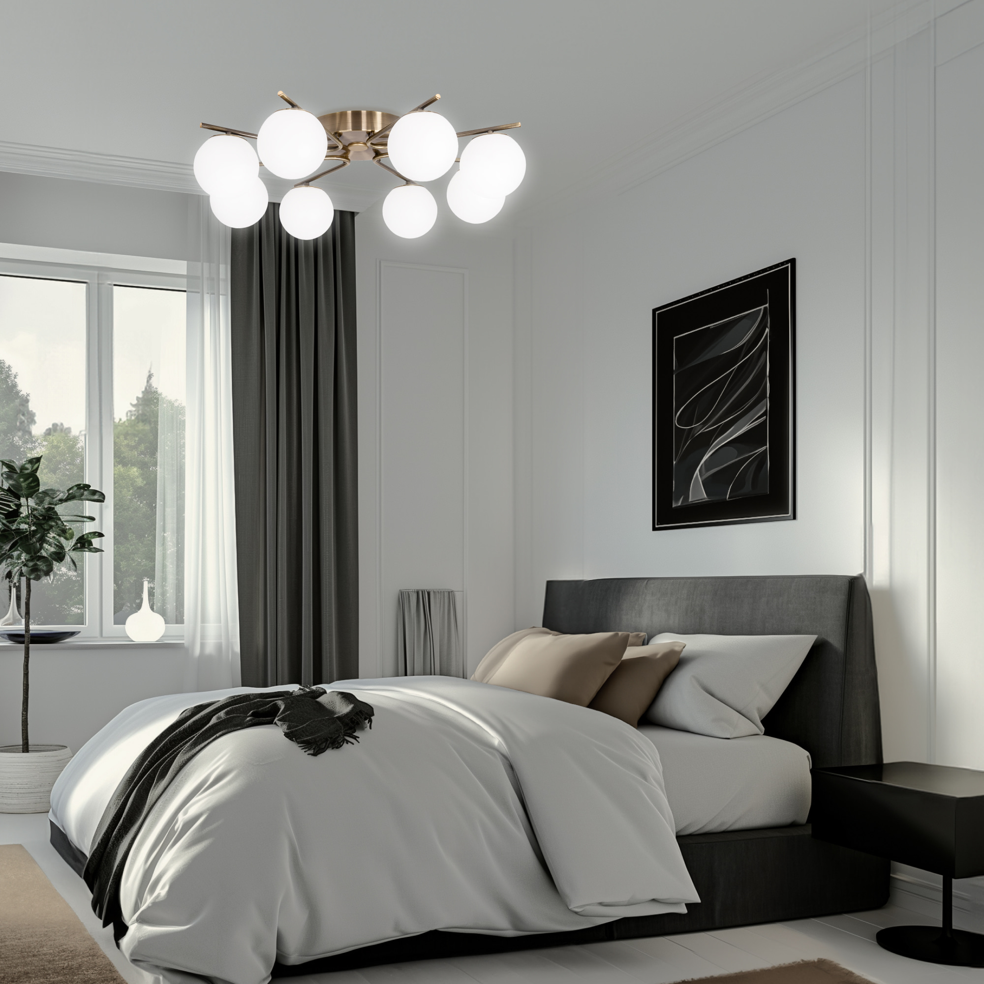 Citilux Адам Смарт CL228A183 LED Умная люстра Бронза арт. 89380