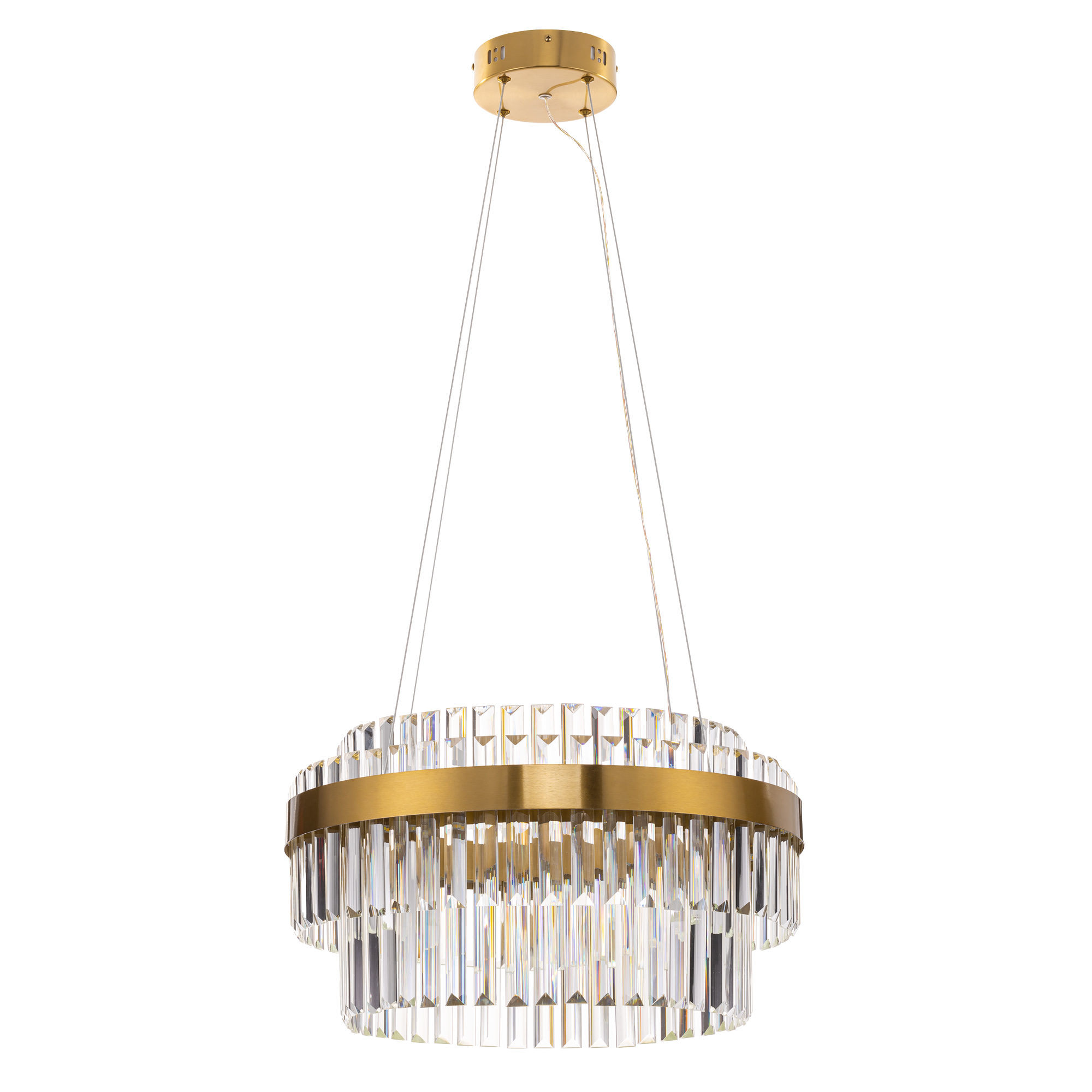 Citilux Sheldon CL339153 LED Люстра хрустальная с пультом Бронза арт. 89345