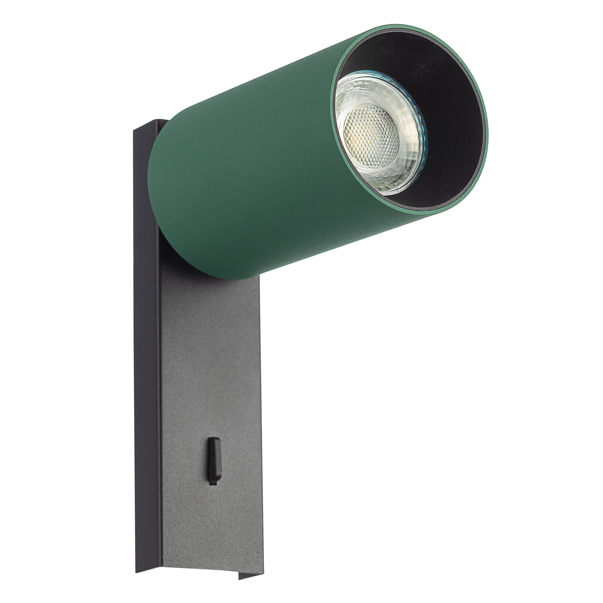 Citilux AXEL CL512515 Спот поворотный с выключателем Зелёный арт. 129437