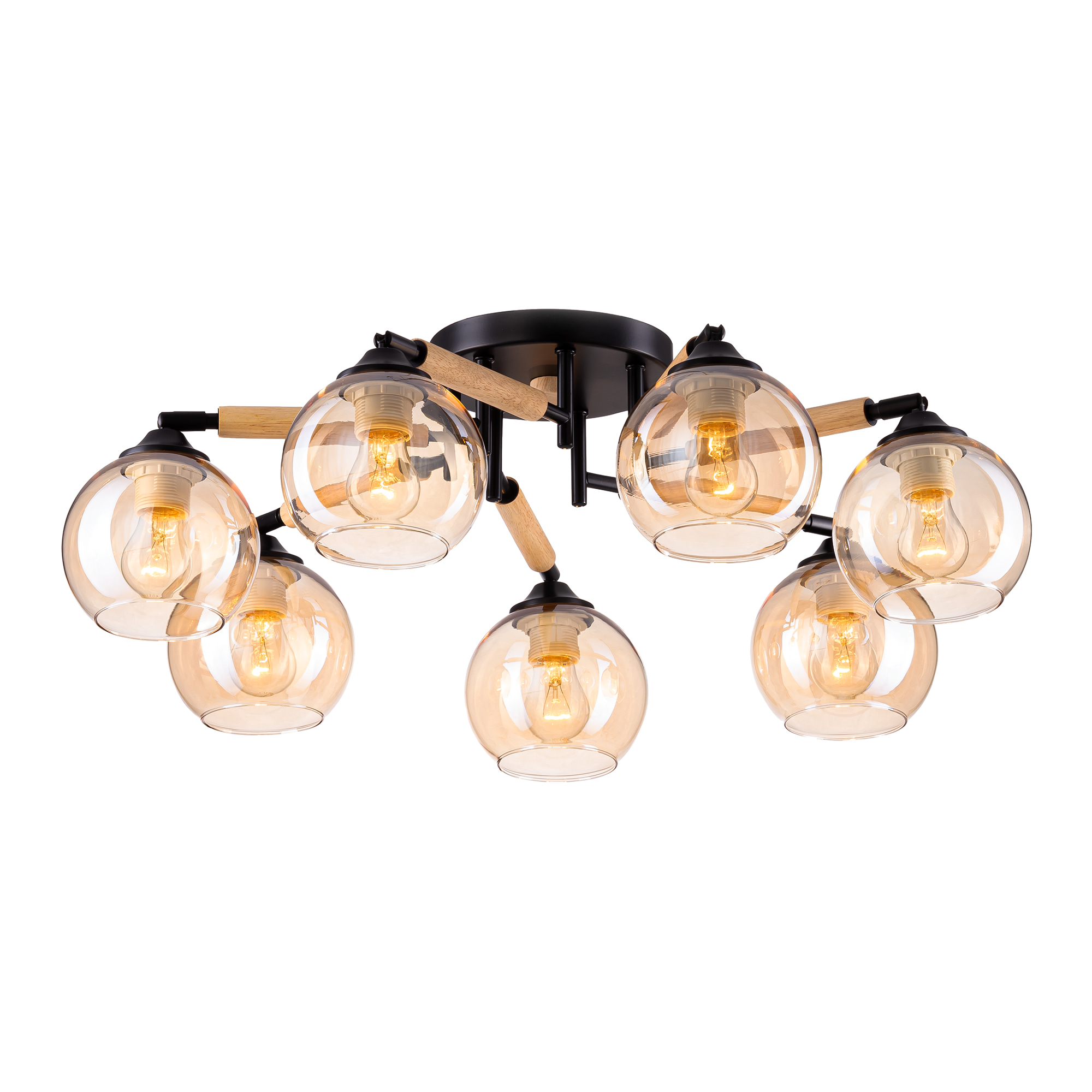 Citilux TIKA CL133171 Люстра поворотная Чёрная арт. 89444