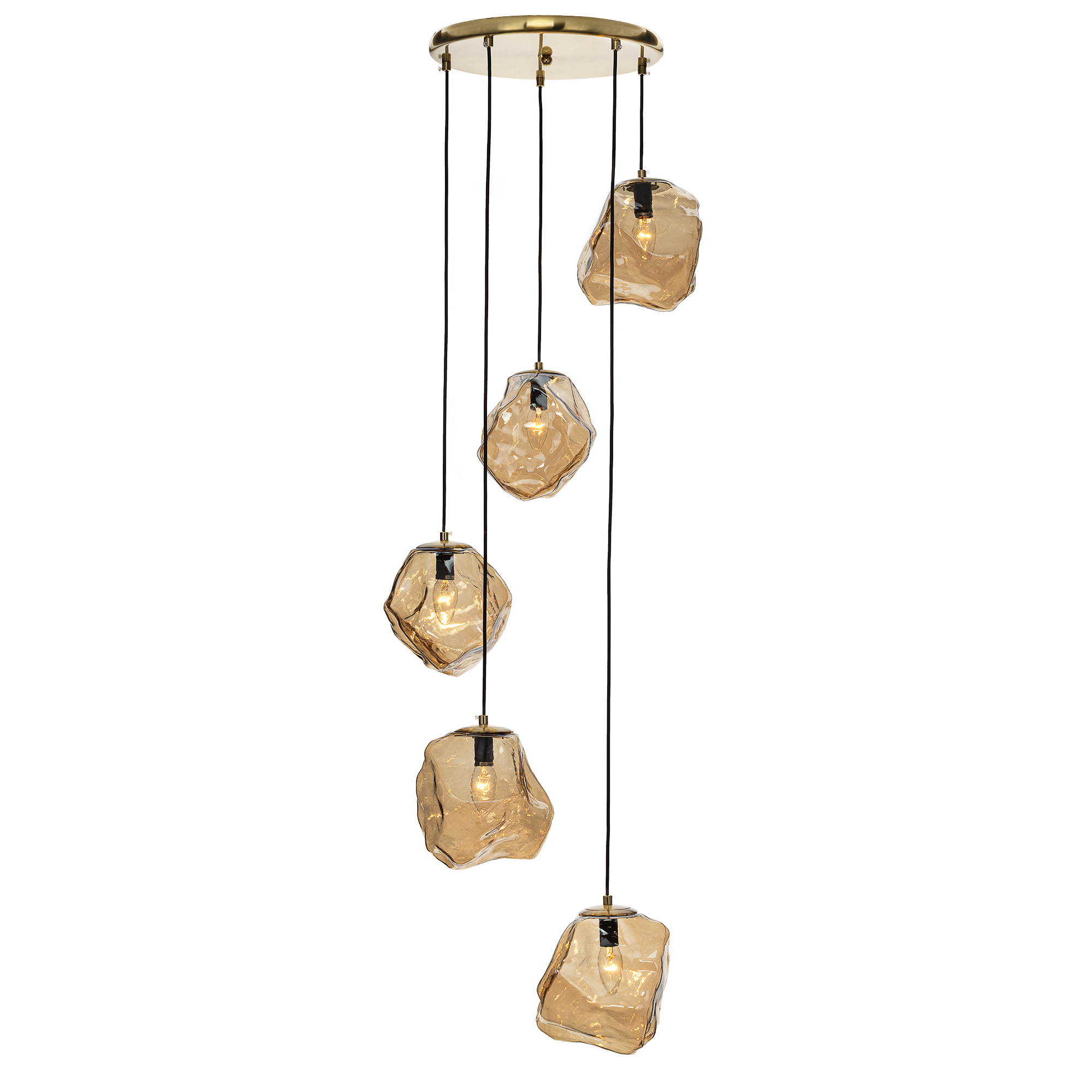 Citilux ROCKA CL247086 Подвесной светильник Янтарный арт. 94203
