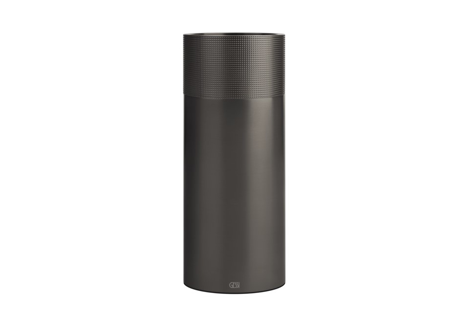 GESSI HOME Ваза для интерьера, Ø165хH400 мм, CESELLO/707 Black Metal Br. PVD