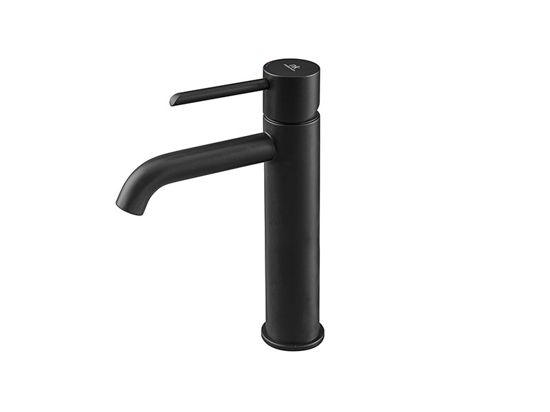NOKEN ROUND Смеситель для раковины H200 мм, 3/8”, 5 л/мин, без ДК, черный арт. 35322