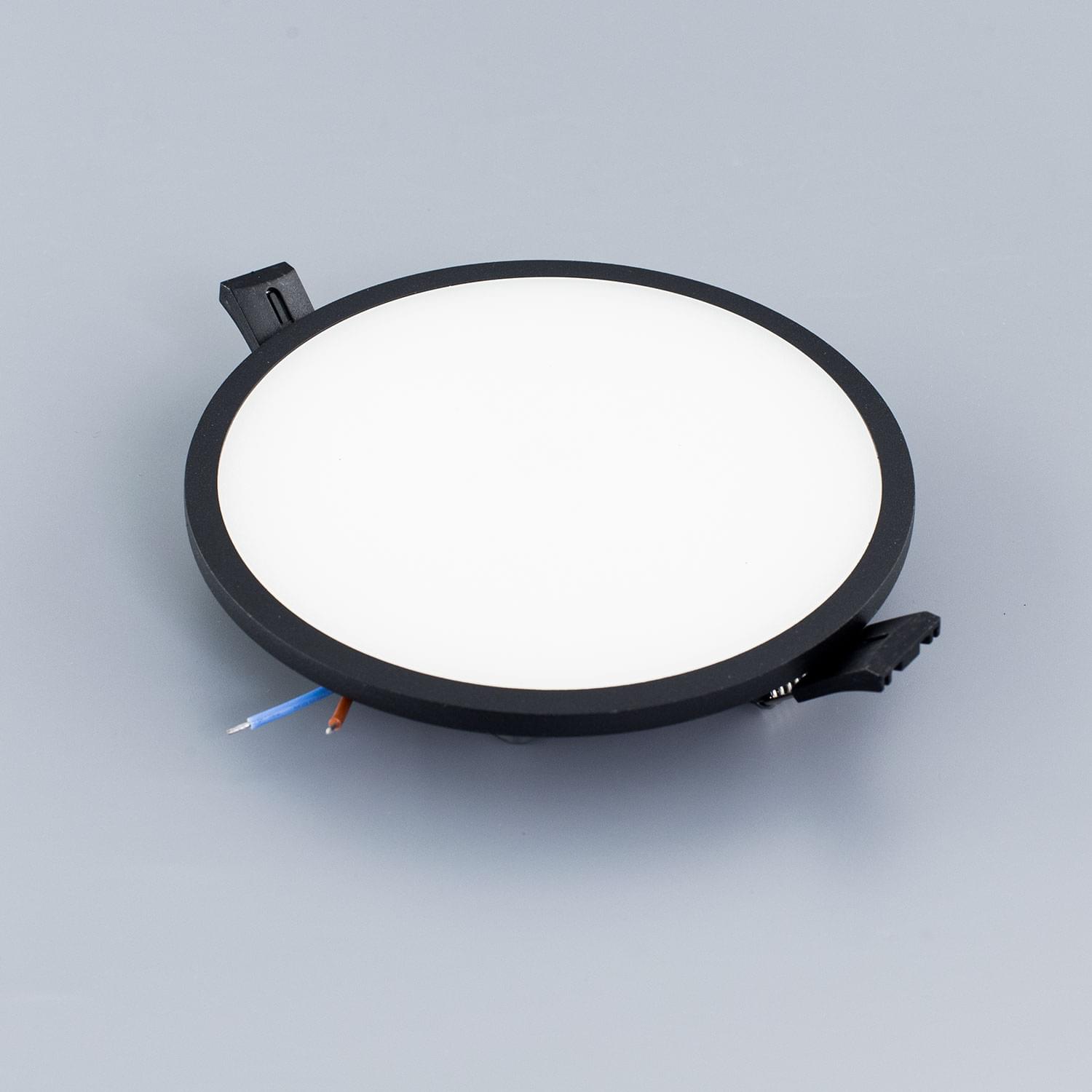 Citilux Омега CLD50R152 LED Встраиваемый светильник с диммером Чёрный арт. 88401