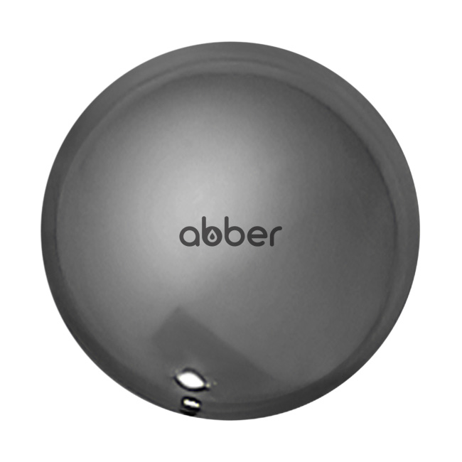 Накладка на слив для раковины ABBER AC0014GS серебро, керамика арт. 60562