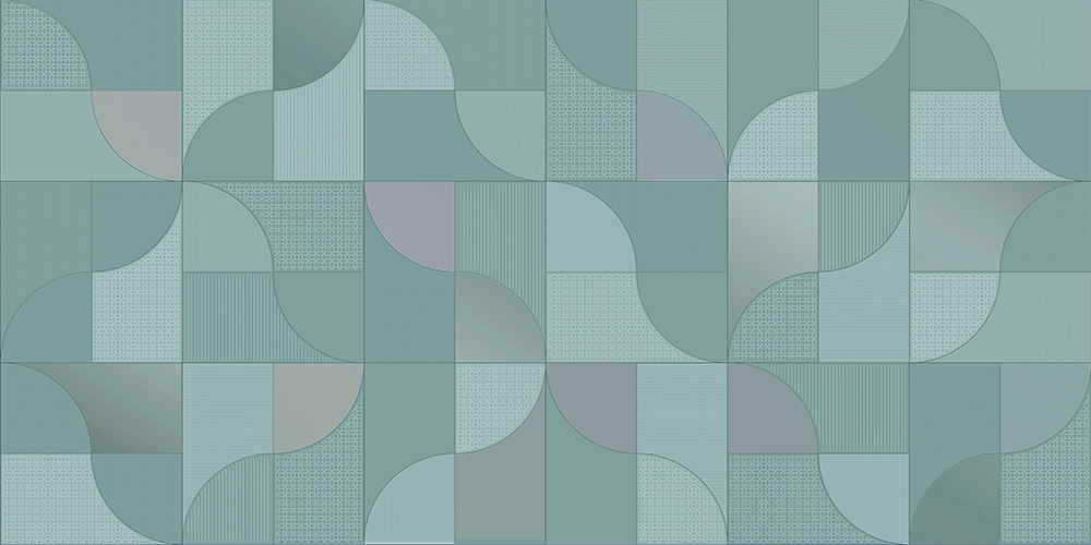 Керамическая плитка Колорес геометрия море / Декор 31.5*63 Colores geometrico mare